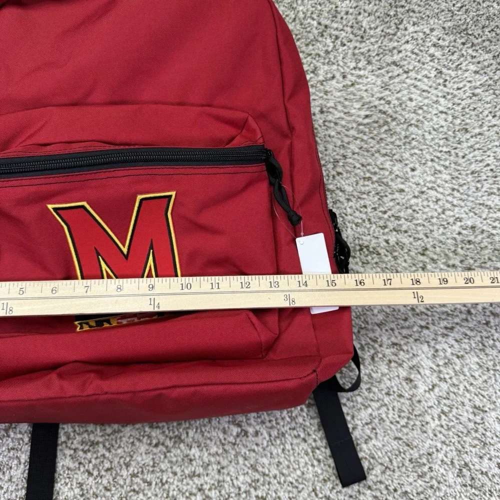 NEW Maryland Terrapins Ultimate Fan MOJO Backpack L710 Red NCAA Football